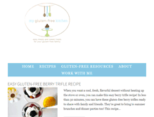 Tablet Screenshot of mygluten-freekitchen.com